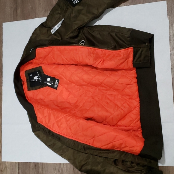 ARMY GREEN BOMBER JACKET - Picture 5 of 5